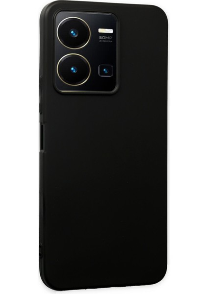 Vivo Y22S Kılıf Antibakteriyel Esnek Soft Parmak İzi Yapmaz Silikon - Siyah fiyatları