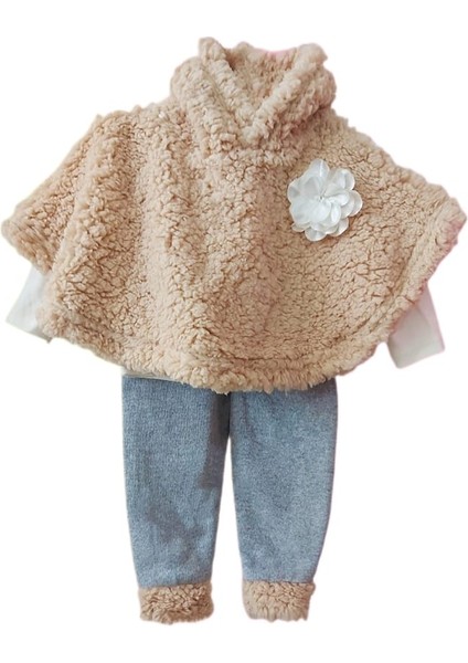 Kapüşonlu Bebek Panço Takım fiyatları