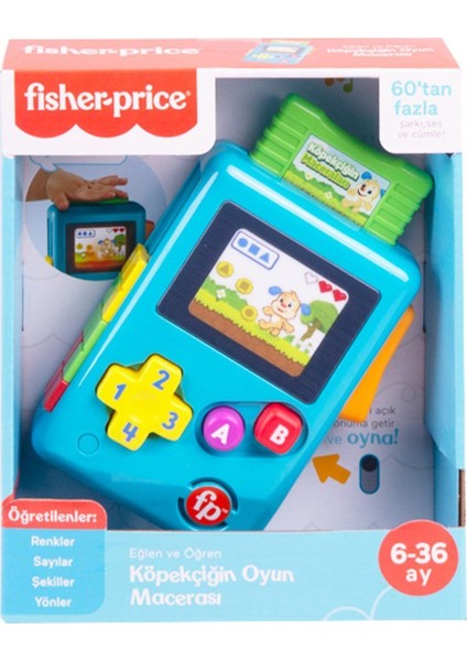 HBC91 Fisher-Price Eğlen ve Öğren Köpekçiğin Oyun Macerası, Türkçe / +6 Ay