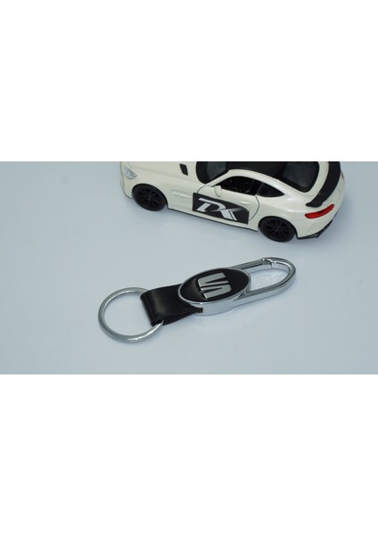 Opel Logo Deri Metal Anahtarlık