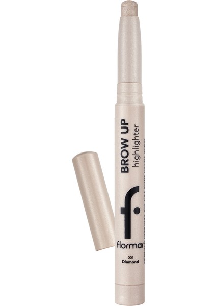 Kremsi Dokulu Brow Up Highlighter Pencil Aydınlatıcı Kalem- Gümüş (001 Diamond) 8682536072434