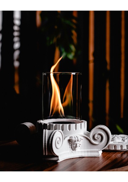 Tekno Trust Antik Sütun Bioethanol Masaüstü Şömine