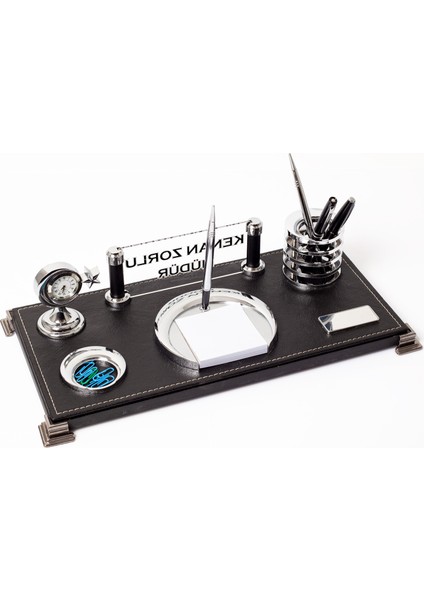 Hilal Ofis Masa İsimliği Yeni Iş Deri Masaüstü İsimlik Seti fiyatları