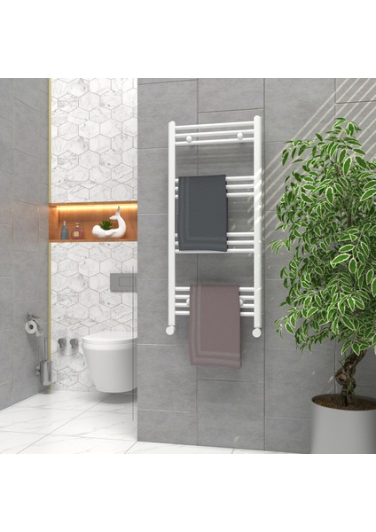 Tekno Trust Premium Beyaz 500*1000 Havlupan Isıtıcı Radyatör