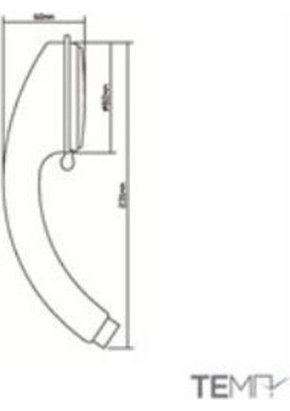 Tekno Trust Banyo Classic 3 Fonksiyonlu El Duş Başlığı 55061 Poşetli