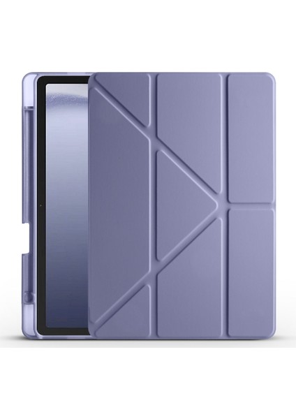 Samsung Galaxy Tab A9 Plus SM-X210/X215 11 Inç Kılıf Kalem Bölmeli Silikon Smart Cover Tablet Kılıfı fiyatları