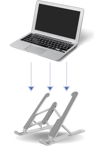 Mr Omuz Omurga Ağrılarını Engelleyen Dik Duruş Leptop ve Tablet Tutucu Stand Yükseklik Ayarlı