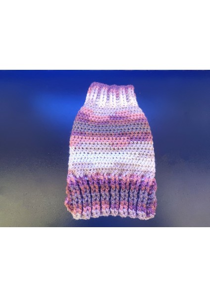 Handpet Colorfull Gerçek El Örme Kedi Köpek Kazağı