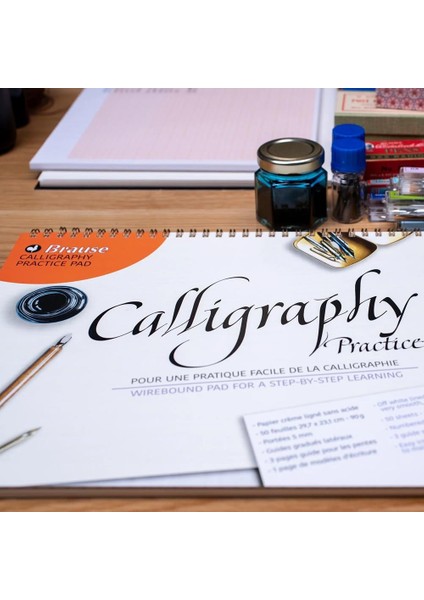 Brause : Calligrahy Pad Assorted Colors : 120 gr : A4 (30 Yaprak)