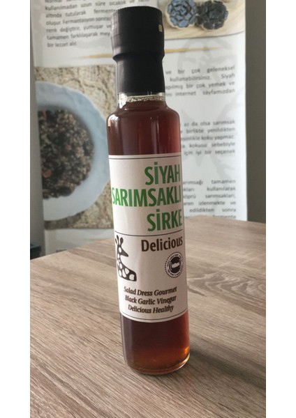 Doğal Siyah Sarımsaklı Sirke 250 ml