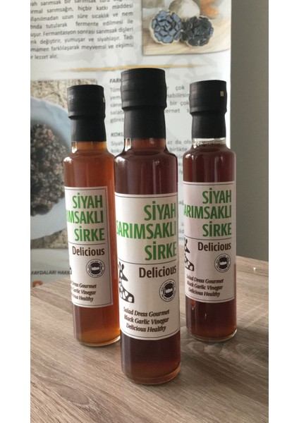 Doğal Siyah Sarımsaklı Sirke 250 ml