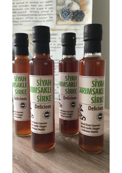 Doğal Siyah Sarımsaklı Sirke 250 ml