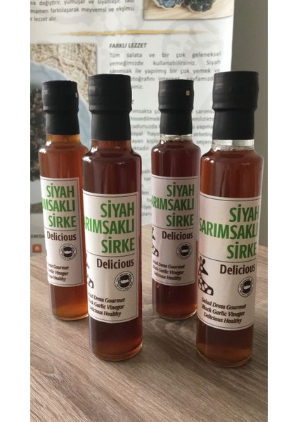 Doğal Siyah Sarımsaklı Sirke 250 ml