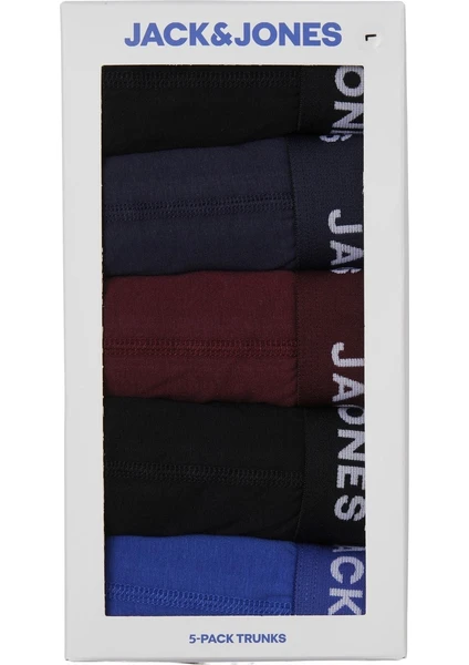 Jack & Jones Erkek Extra Rahat Pamuklu 5 Li Boxer 12242494