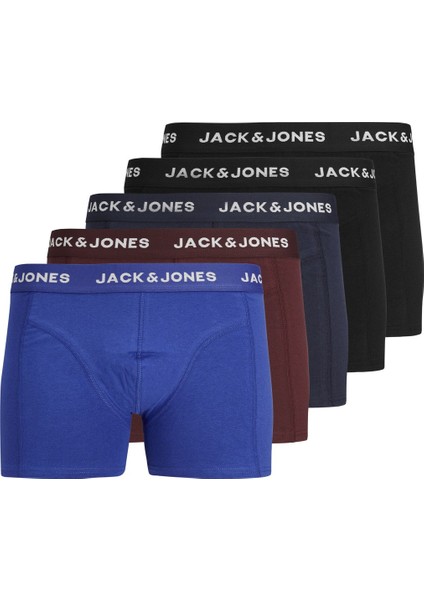 Jack & Jones Erkek Extra Rahat Pamuklu 5 Li Boxer 12242494