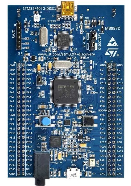 STM32 Discovery - Yeni Model, STM32F407G-DISC1