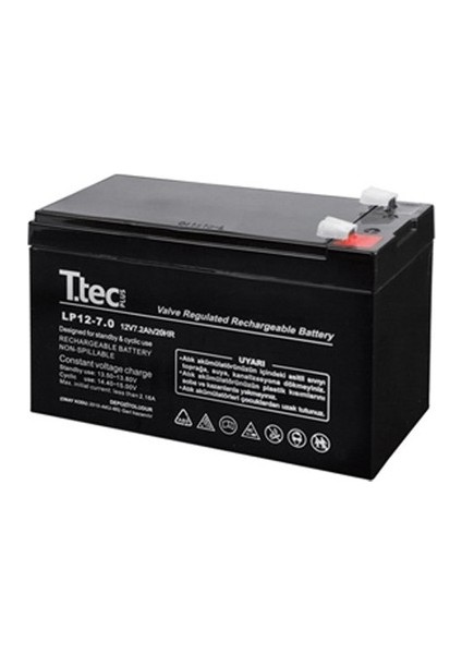 12V 7AMPER Base Kuru Tip Akü