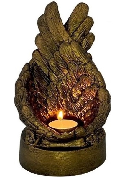 Kanat Tealight Mumluk Silikon Kalıp K-1011, Polyester Taş Tozu Çimento Alçı Kalıbı modelleri