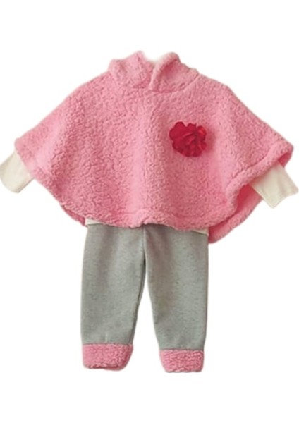 Kapüşonlu Bebek Panço Takım modelleri