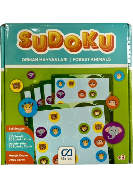 5266 Sudoku Orman Hayvanları Oyunu