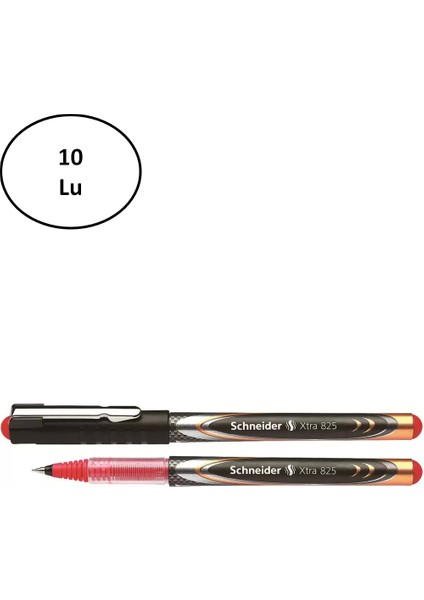 825 Roller Kalem 0 5 mm Klipsli Kırmzı SC x 032