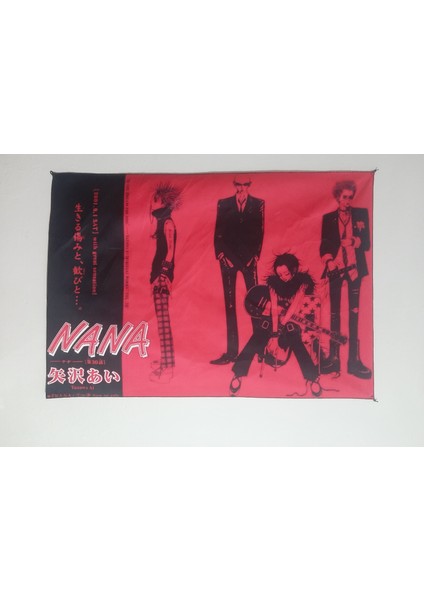 Anime - Nana Poster Desenli Tasarım Duvar Halısı
