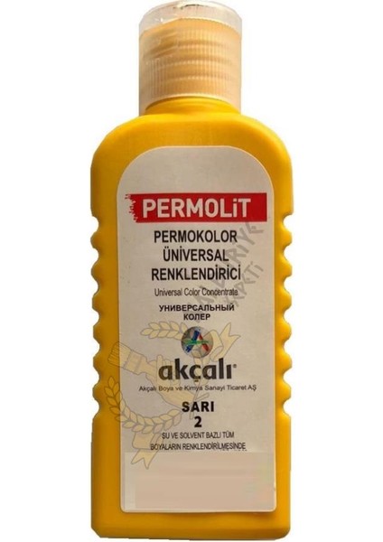 Üniversal Renklendirici Renk Tüpü Sarı 50 Ml.