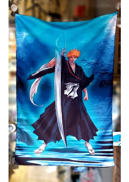 Anime Bleach Desenli Tasarım Duvar Halısı