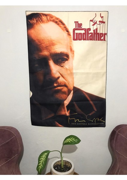 The Godfather Desenli Tasarım Duvar Halısı