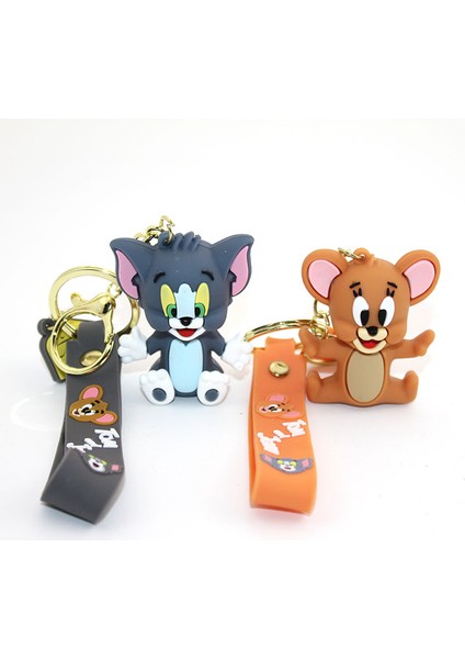 CLZ192 Silikon Tom ve Jerry Anahtarlık ALK1377