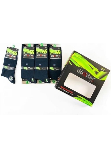 Plus Erkek Bambu Lycra 4 Mevsim Lacivert 12'lı 5602