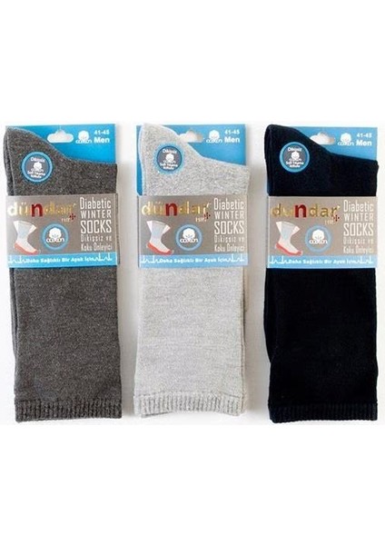 PLUS ERKEK HAVLU COTTON DİYABETİK ASORTİ 6'LI 5053