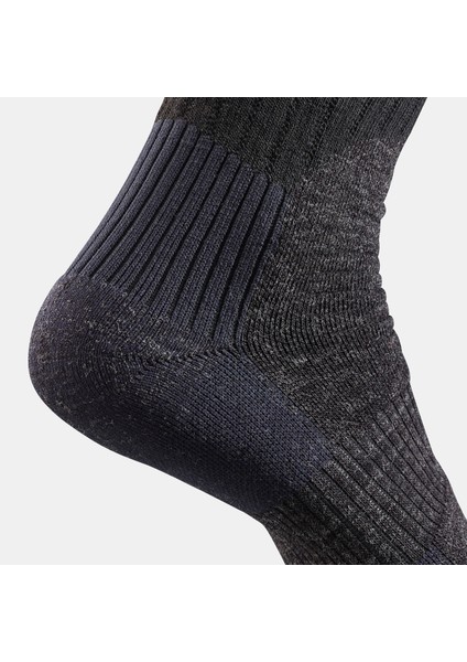 Quechua Yetişkin Outdoor Uzun Termal Çorap - Siyah - 2 Çift - SH100 X-Warm indirimleri