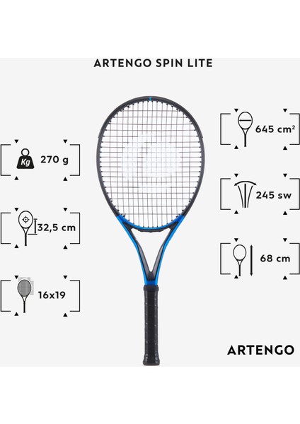 Artengo Yetişkin Tenis Raketi - 270 g - TR930 SPIN