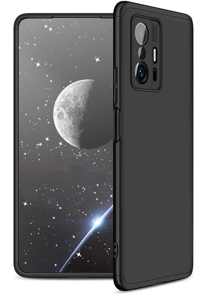 - Xiaomi Mi 11T Pro 5g - Kılıf 3 Parçalı Parmak Izi Yapmayan Sert Ays Kapak