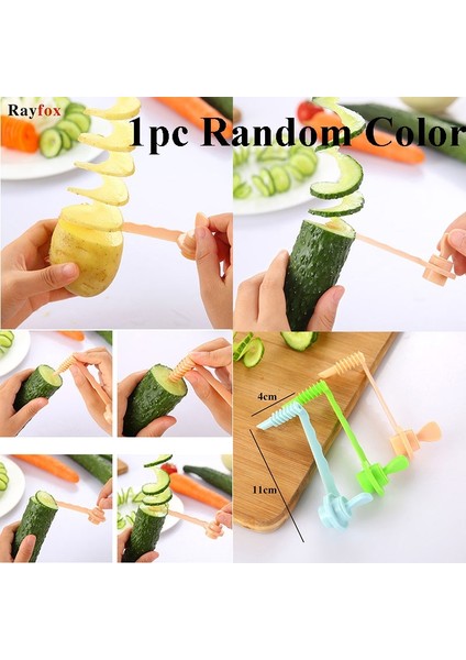 Kırmızı Stil Mutfak Sebze Meyve Soyucu Lahana Dilimleme Bıçağı Kesici Elma Patates Parçalayıcı Salata Pişirme Aracı Mutfak Alet Aksesuarları (Yurt Dışından)