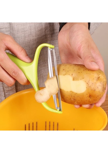 Kırmızı Stil Mutfak Sebze Meyve Soyucu Lahana Dilimleme Bıçağı Kesici Elma Patates Parçalayıcı Salata Pişirme Aracı Mutfak Alet Aksesuarları (Yurt Dışından) indirimleri