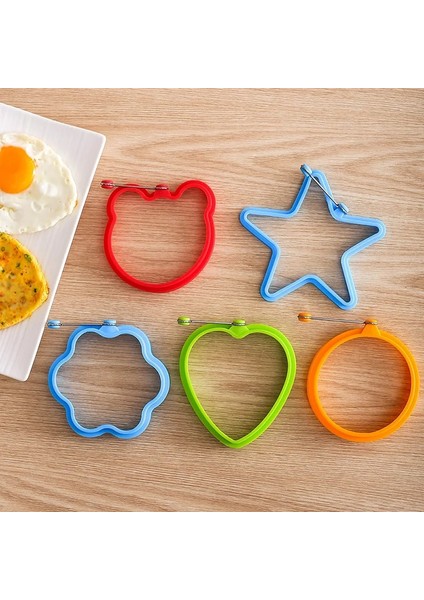 Şeffaf Stil Ufo Tarzı Silikon Kızarmış Yumurta Gözleme Halkası Omlet Kızarmış Yumurta Yuvarlak Şekillendirici Yumurta Kalıbı Yemek Pişirme Için Kahvaltı Tavası Fırın Mutfak (Yurt Dışından)