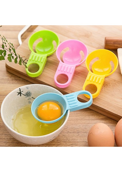Yeni Varış Yumurta Ayırıcı Beyaz Sarısı Eleme Ev Mutfak Şef Yemek Pişirme Gadget Yumurta Araçları Rastgele Renk (Yurt Dışından)