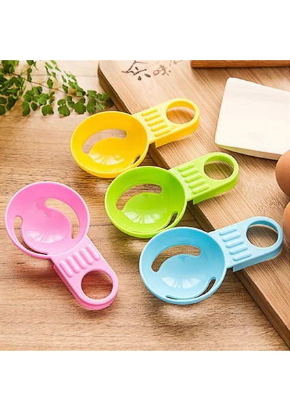 Yeni Varış Yumurta Ayırıcı Beyaz Sarısı Eleme Ev Mutfak Şef Yemek Pişirme Gadget Yumurta Araçları Rastgele Renk (Yurt Dışından)
