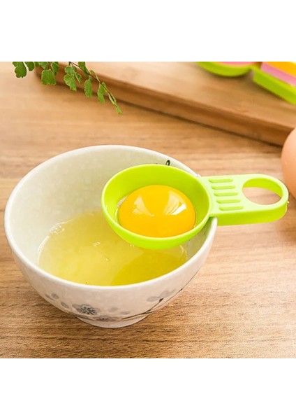 Yeni Varış Yumurta Ayırıcı Beyaz Sarısı Eleme Ev Mutfak Şef Yemek Pişirme Gadget Yumurta Araçları Rastgele Renk (Yurt Dışından)