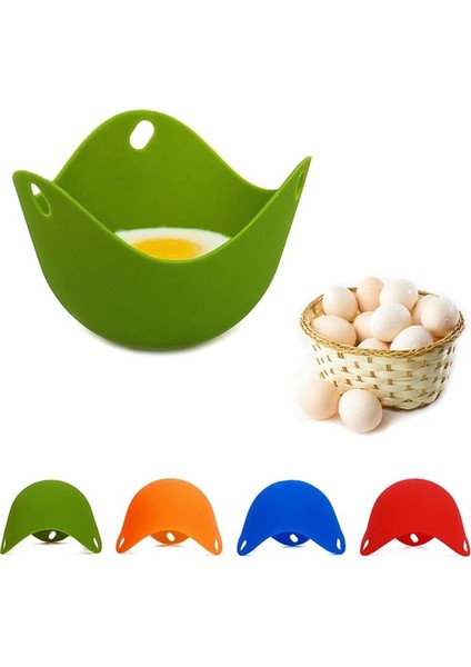 5 Rastgele Renk Stili 5 Adet Silikon Yumurta Kaçak Avcı Aşçı Poach Bölmeleri Mutfak Tencere Haşlanmış Pişirme Fincan Gadget Yumurta Kalıp Yumurta Kazan Fincan Ev Yumurta Araçları (Yurt Dışından) indirimleri