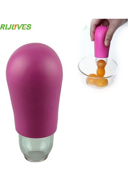 1 Adet Sarısı Ayırıcı Yumurta Aracı Silikon + Pp Yumurta Ayırıcı Yumurta Beyazı ve Sarısı Ayırıcı (Yurt Dışından)