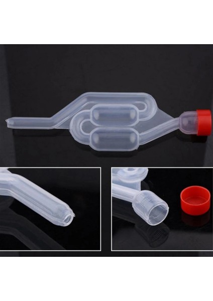 3 Adet Su Mühürlü Ev Brew Yeniden Kullanılabilir Havalandırma Çubuğu Şarap Fermantasyon Tek Yönlü Hava Kilidi Mutfak Egzoz Vanası Aksesuarları Kapaklı (Yurt Dışından) fırsatları
