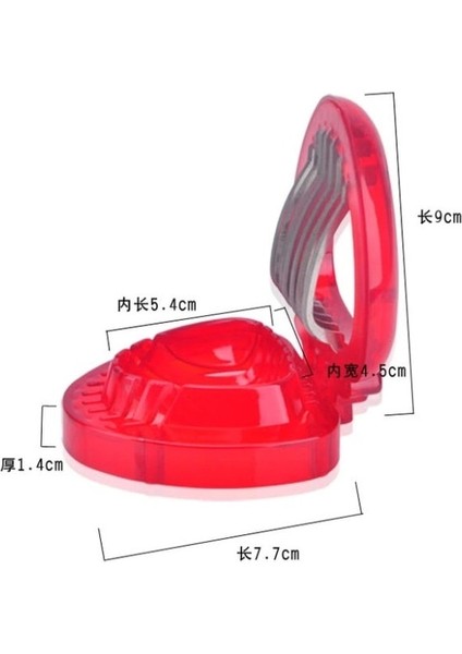 Kırmızı Stil Hızlı Çilek Kesici Dilimleme Meyve Oyma Araçları Salata Berry Kek Dekorasyon Kesici Mutfak Aletleri ve Aksesuarları (Yurt Dışından) modelleri