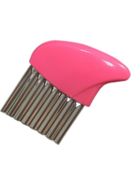 Gül Kırmızı Tarzı Mutfak Aksesuarları Patates Için Sebze Dilimleme Bıçağı Patates Kızartması Kesici Fransız Rende Havuç Figürlü Küçük Parçalar Aletler Doğrayıcı (Yurt Dışından)