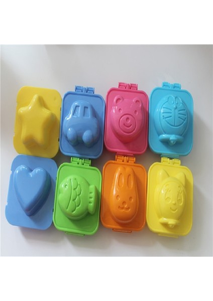 Araba Tarzı Haşlanmış Yumurta Kalıbı Sevimli Karikatür 3D Yumurta Halka Kalıbı Bento Maker Kesici Dekorasyon Yumurta Aracı (Yurt Dışından)