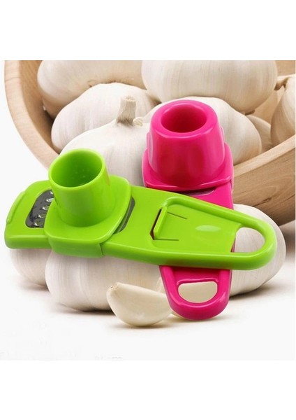 Gül Kırmızı Tarzı Ev Sarımsak Soyucu Fonksiyonel Zencefil Sarımsak Pres Öğütme Rende Planya Dilimleme Kesici Pişirme Aracı Mutfak Aksesuarları (Yurt Dışından) indirimleri