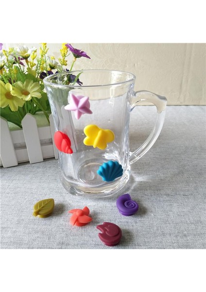 8 Adet Şarap Cam Işaretleyiciler Silikon Şarap Bardağı Tanımlayıcı Etiketleri Etiketleri Parti Bar Şampanya Martini Kokteyl Için Burcu (Yurt Dışından) fiyatları