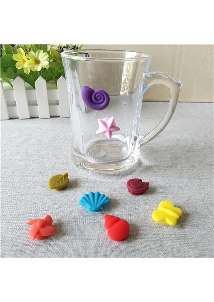 8 Adet Şarap Cam Işaretleyiciler Silikon Şarap Bardağı Tanımlayıcı Etiketleri Etiketleri Parti Bar Şampanya Martini Kokteyl Için Burcu (Yurt Dışından) modelleri